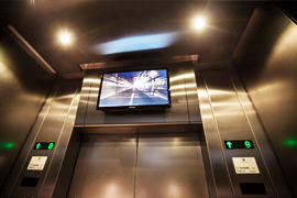 Стенды в лифтах