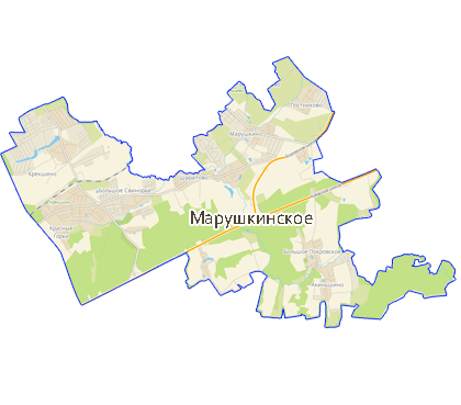 Карта Марушкинское