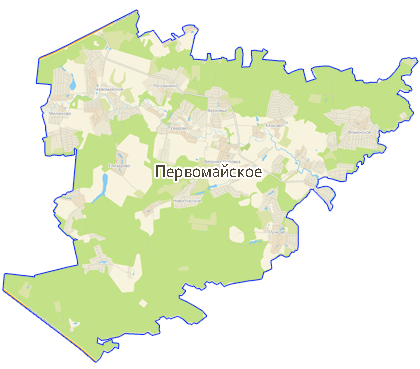 Карта Первомайское